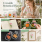 DIY Transparante Gedroogde Bloem Bladwijzer Set
