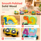 ♟️ Montessori Magnetische Houten Cijfer Trein, Vroeg Leren Tel Speelgoed, Perfect Cadeau voor Peuters Jongens Meisjes 🚂